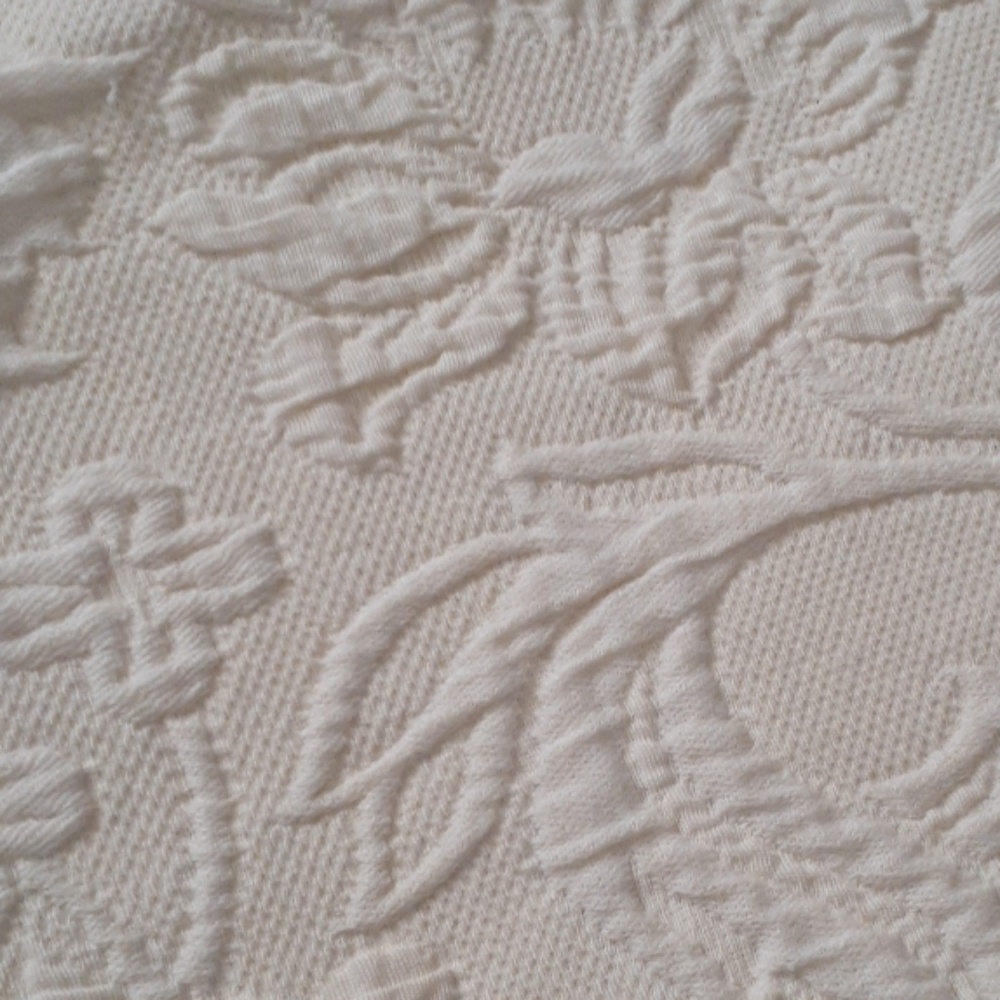 Yellow Matelasse Coverlet